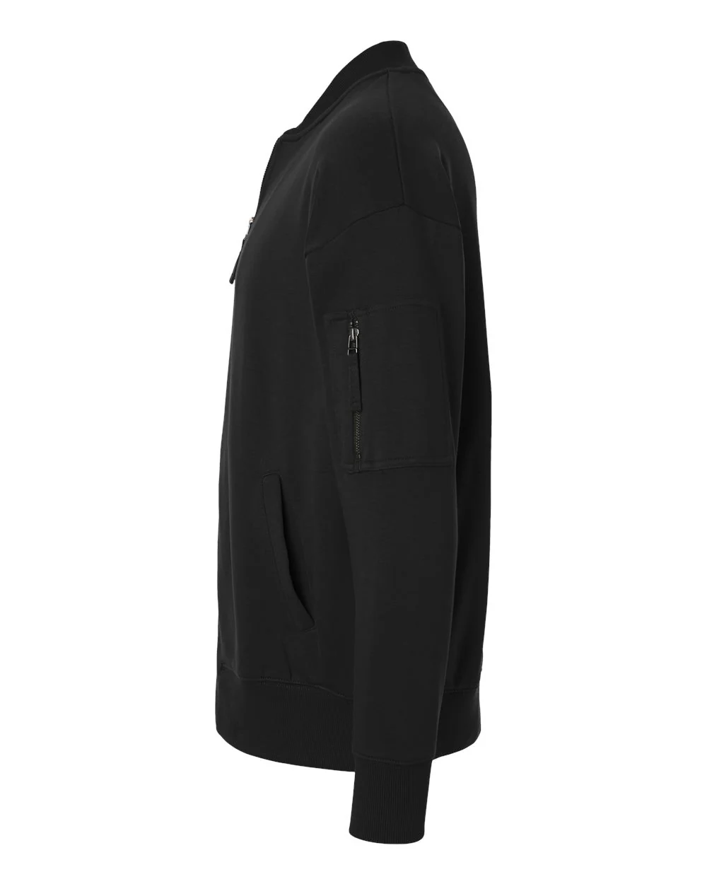 American Apparel-FTJ77-Unisex French Terry Bomber Jacket - Image 11