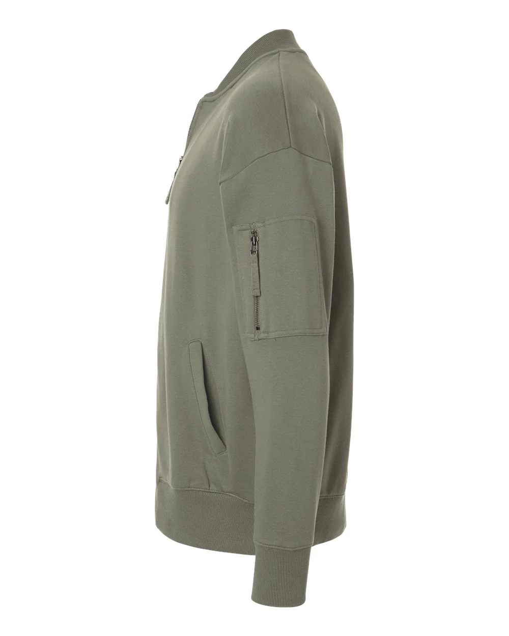 American Apparel-FTJ77-Unisex French Terry Bomber Jacket - Image 13