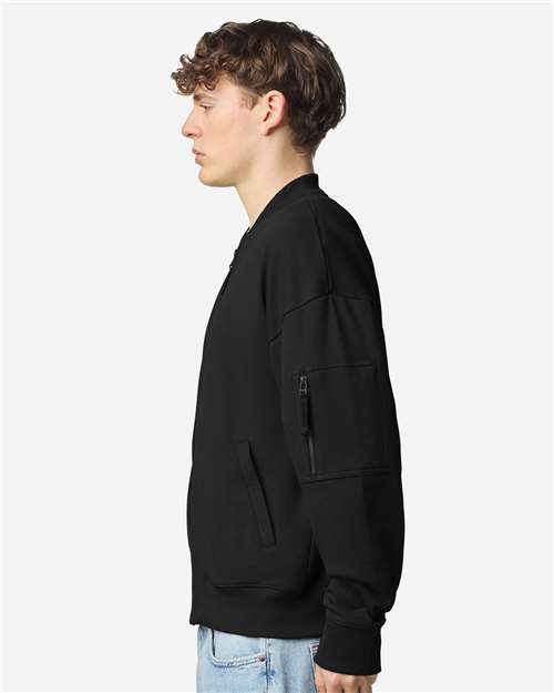 American Apparel-FTJ77-Unisex French Terry Bomber Jacket - Image 5