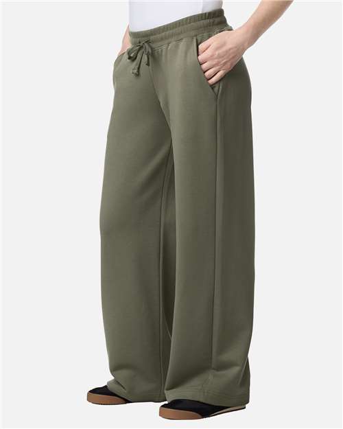 American Apparel-FTP00-Women's French Terry Wide Leg Pants - Image 15