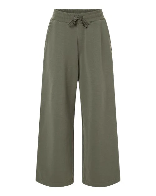 American Apparel-FTP00-Women's French Terry Wide Leg Pants - Image 4