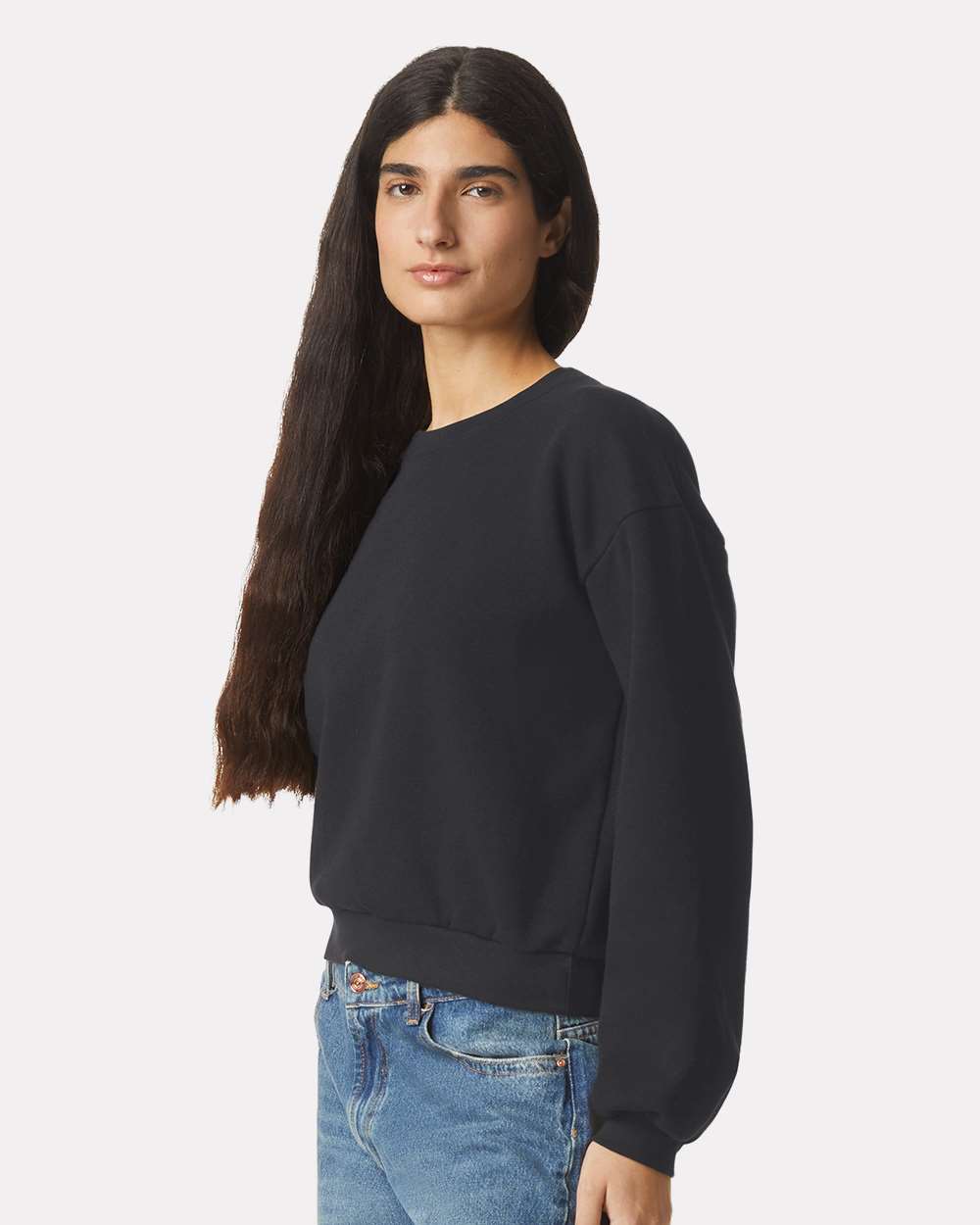 American Apparel-RF494-ReFlex Women's Fleece Crewneck Sweatshirt - Image 12