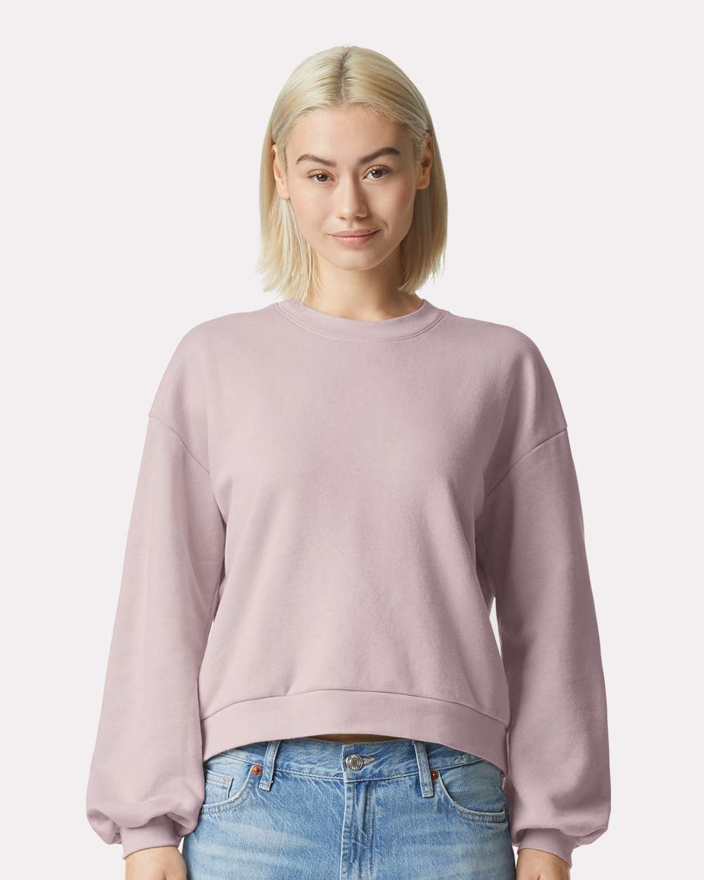 American Apparel-RF494-ReFlex Women's Fleece Crewneck Sweatshirt - Image 17