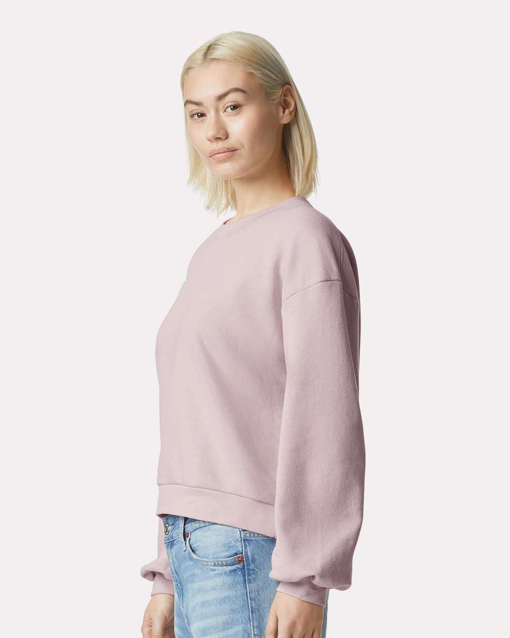 American Apparel-RF494-ReFlex Women's Fleece Crewneck Sweatshirt - Image 18