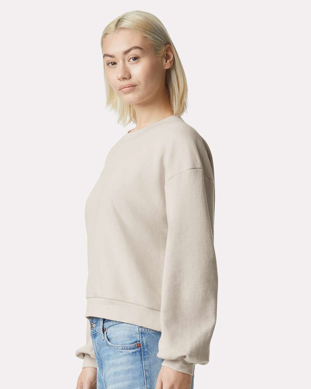 American Apparel-RF494-ReFlex Women's Fleece Crewneck Sweatshirt - Image 24