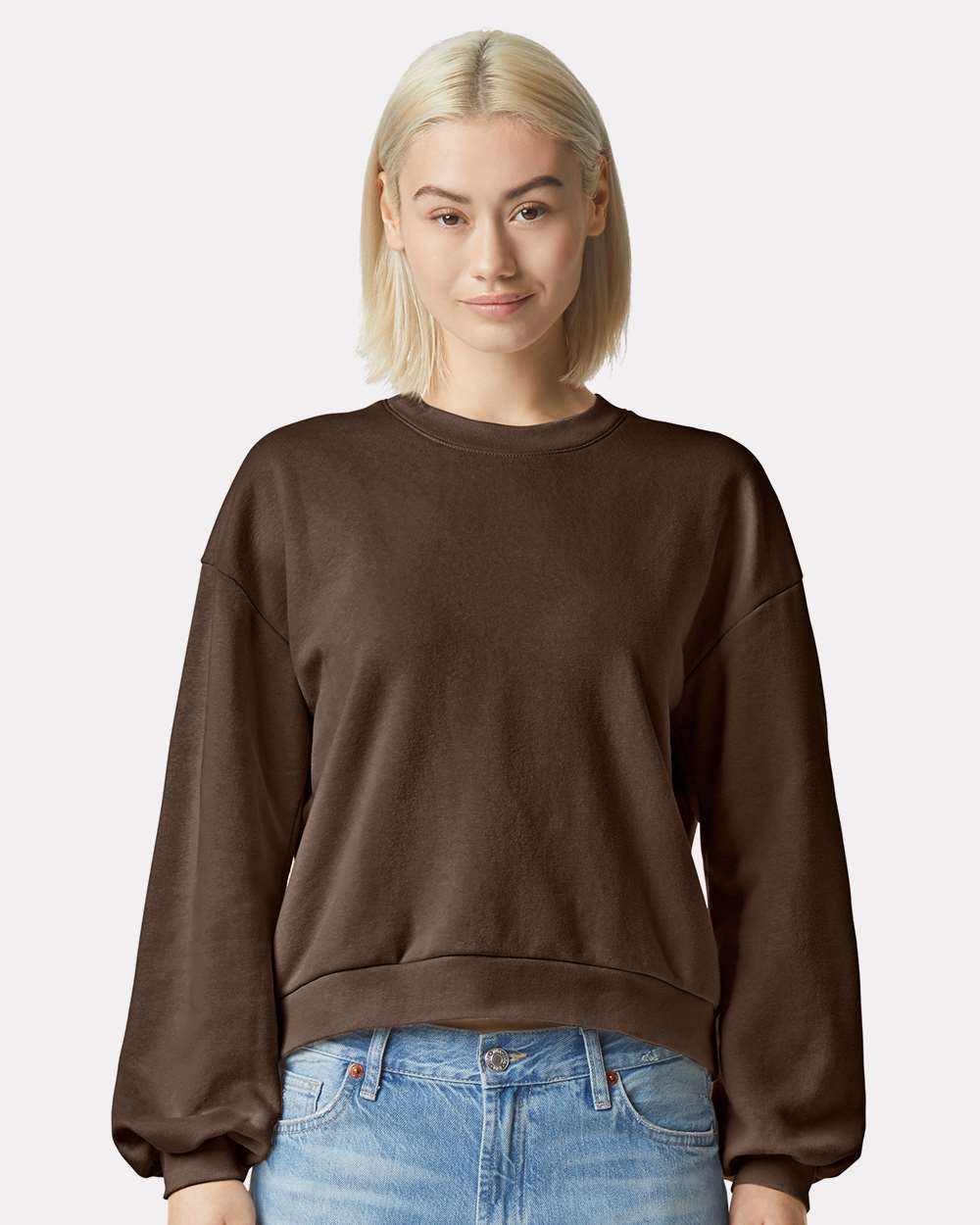 American Apparel-RF494-ReFlex Women's Fleece Crewneck Sweatshirt - Image 29