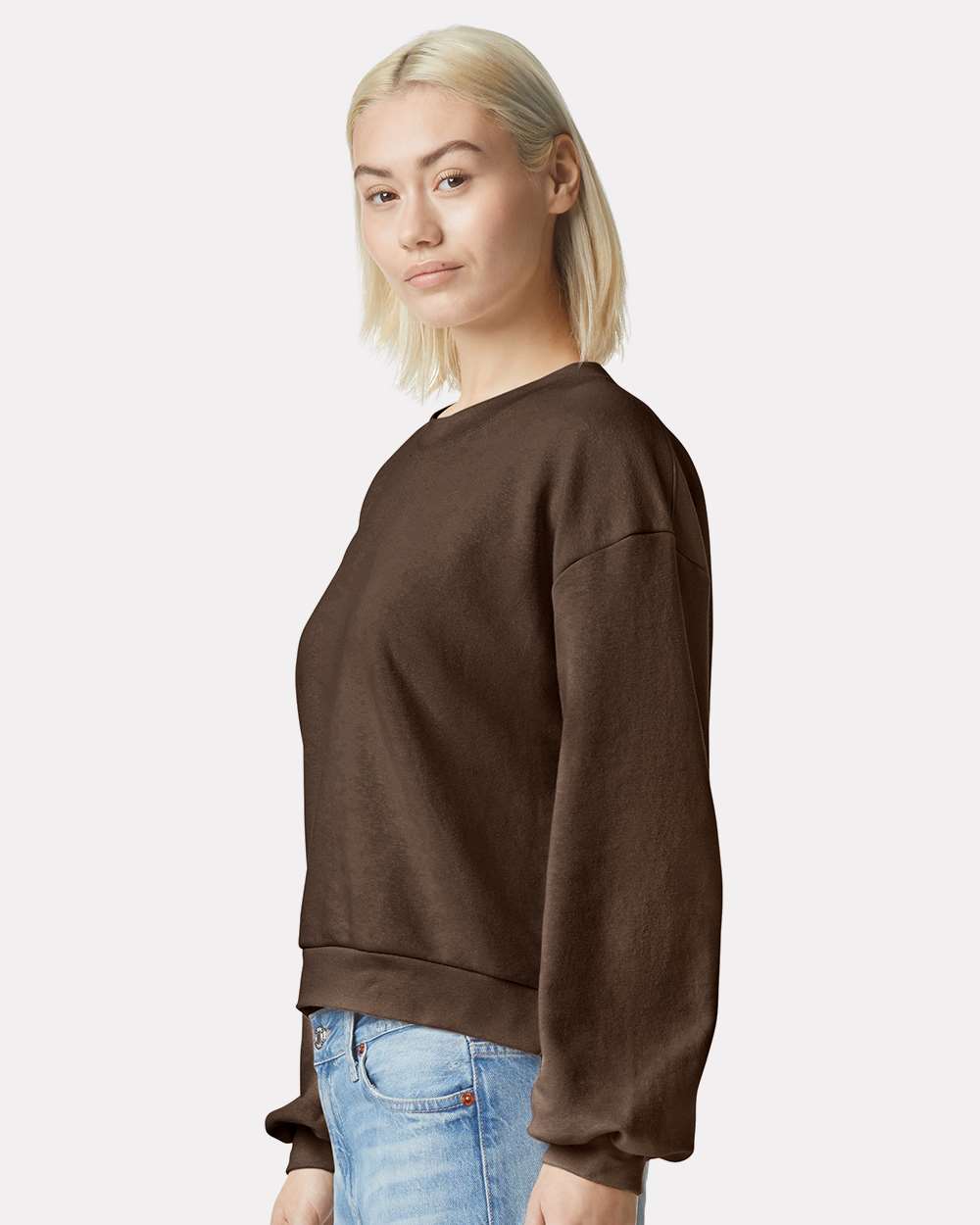 American Apparel-RF494-ReFlex Women's Fleece Crewneck Sweatshirt - Image 30