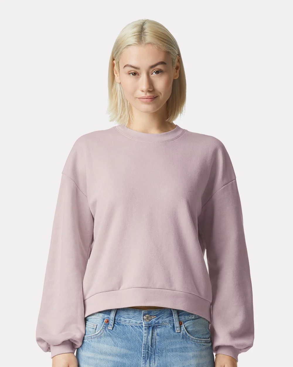 American Apparel-RF494-ReFlex Women's Fleece Crewneck Sweatshirt - Image 7