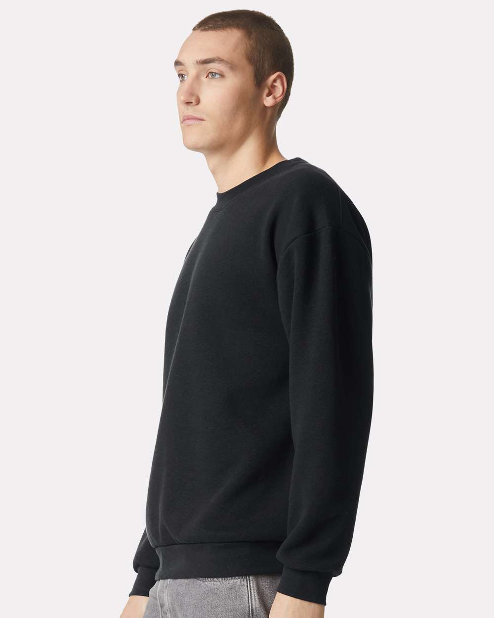 American Apparel-RF496-ReFlex Fleece Crewneck Sweatshirt - Image 15
