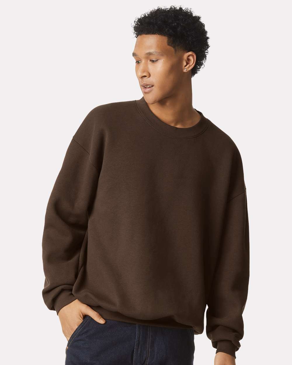 American Apparel-RF496-ReFlex Fleece Crewneck Sweatshirt - Image 32