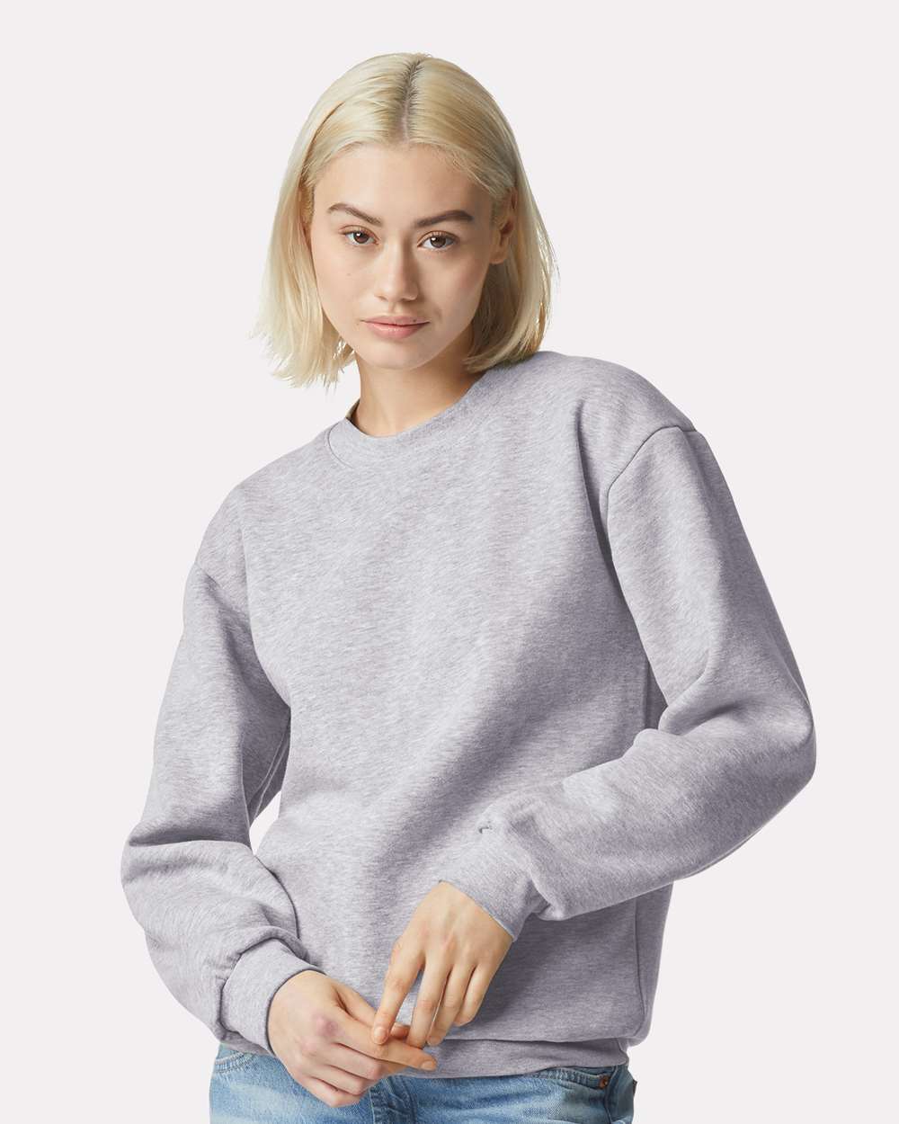 American Apparel-RF496-ReFlex Fleece Crewneck Sweatshirt - Image 38