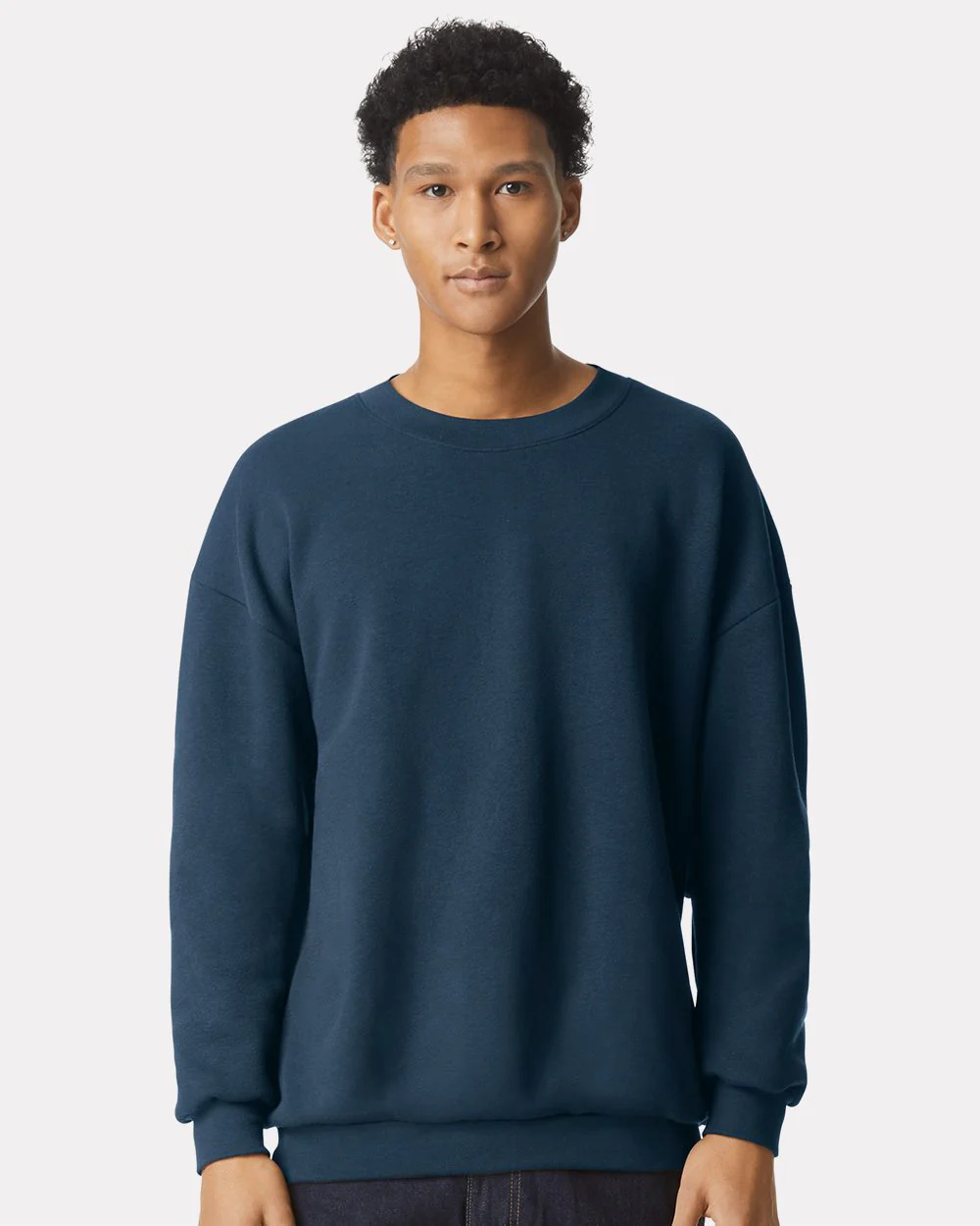 American Apparel-RF496-ReFlex Fleece Crewneck Sweatshirt - Image 4