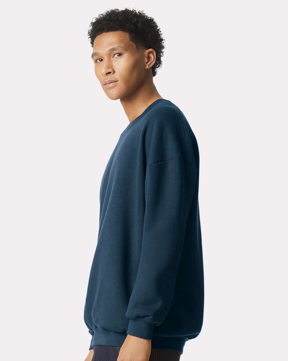 American Apparel-RF496-ReFlex Fleece Crewneck Sweatshirt - Image 51