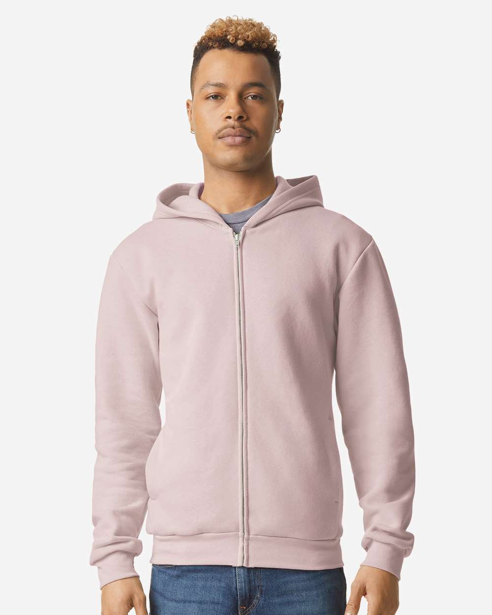 American Apparel-RF497-ReFlex Fleece Full-Zip Hoodie - Image 11