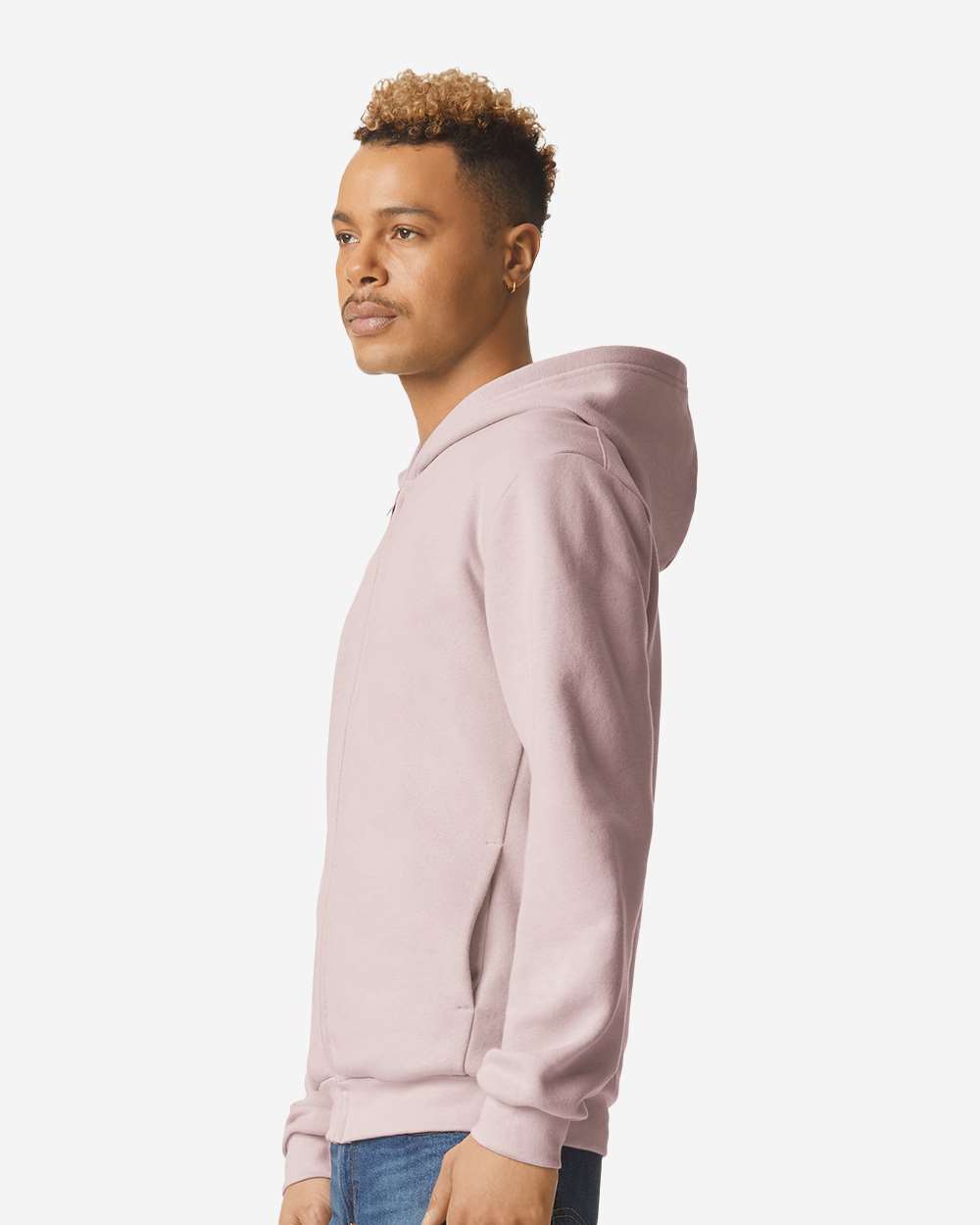 American Apparel-RF497-ReFlex Fleece Full-Zip Hoodie - Image 12