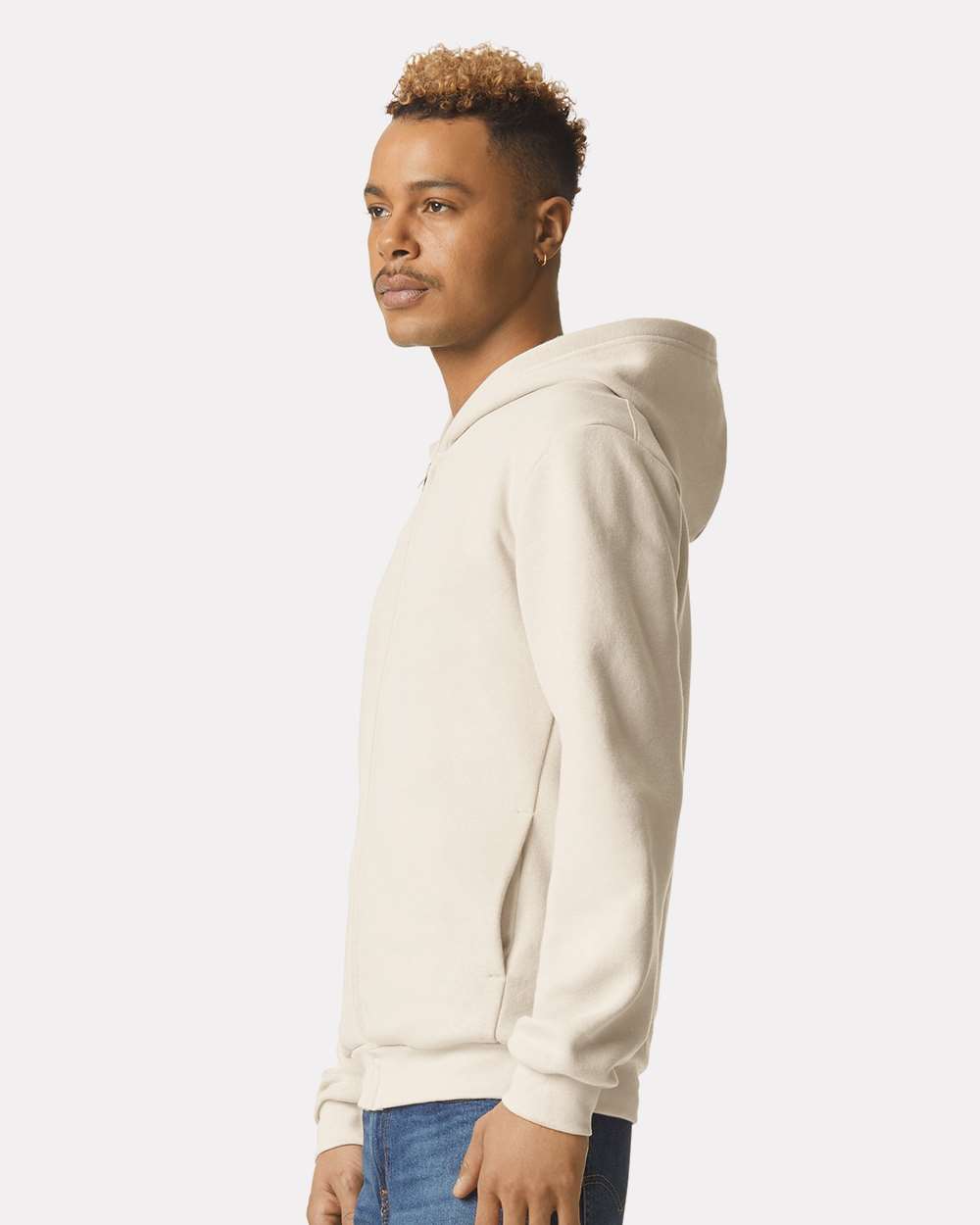 American Apparel-RF497-ReFlex Fleece Full-Zip Hoodie - Image 18