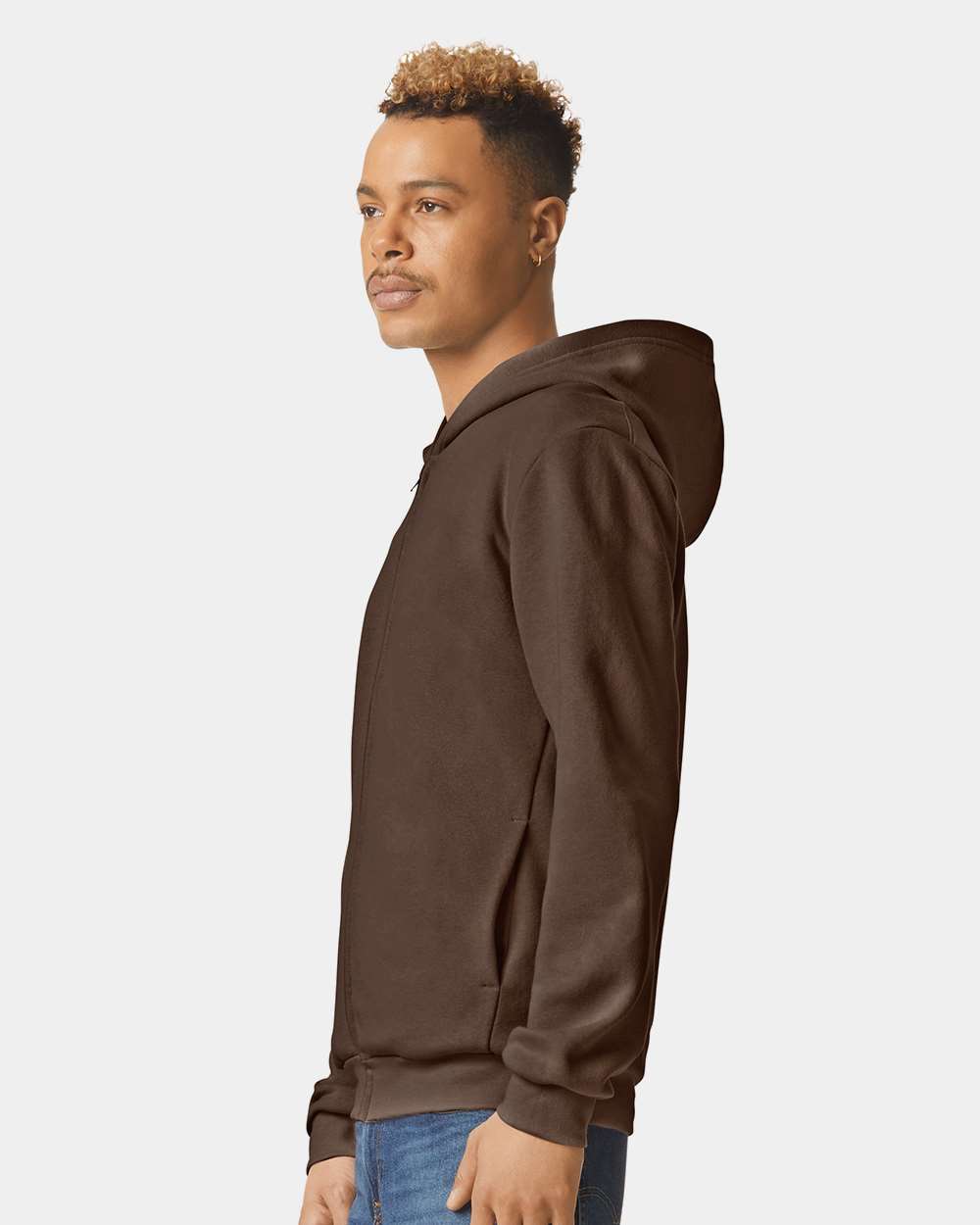 American Apparel-RF497-ReFlex Fleece Full-Zip Hoodie - Image 24