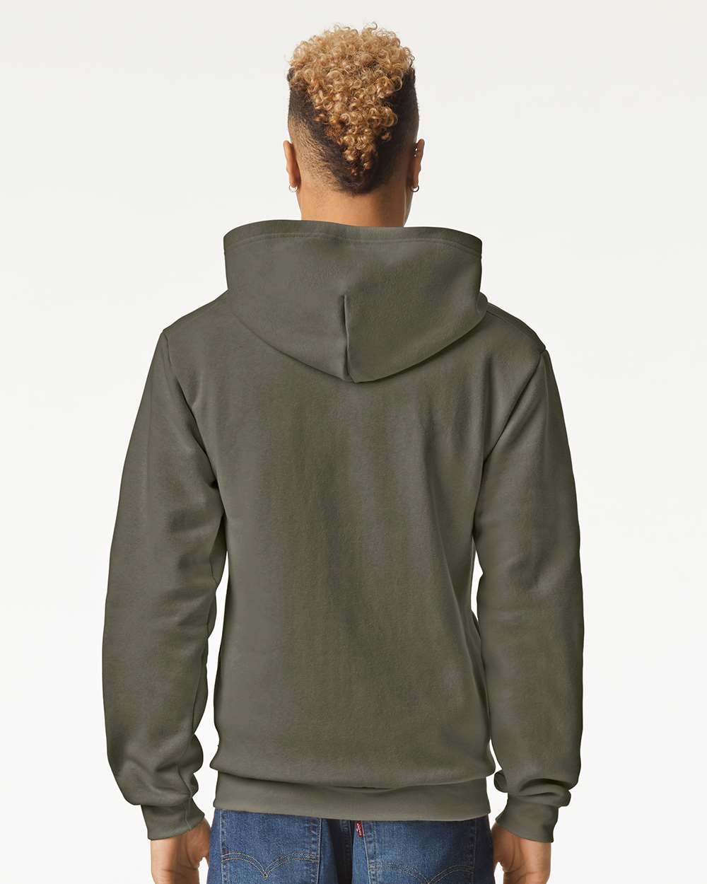 American Apparel-RF497-ReFlex Fleece Full-Zip Hoodie - Image 37
