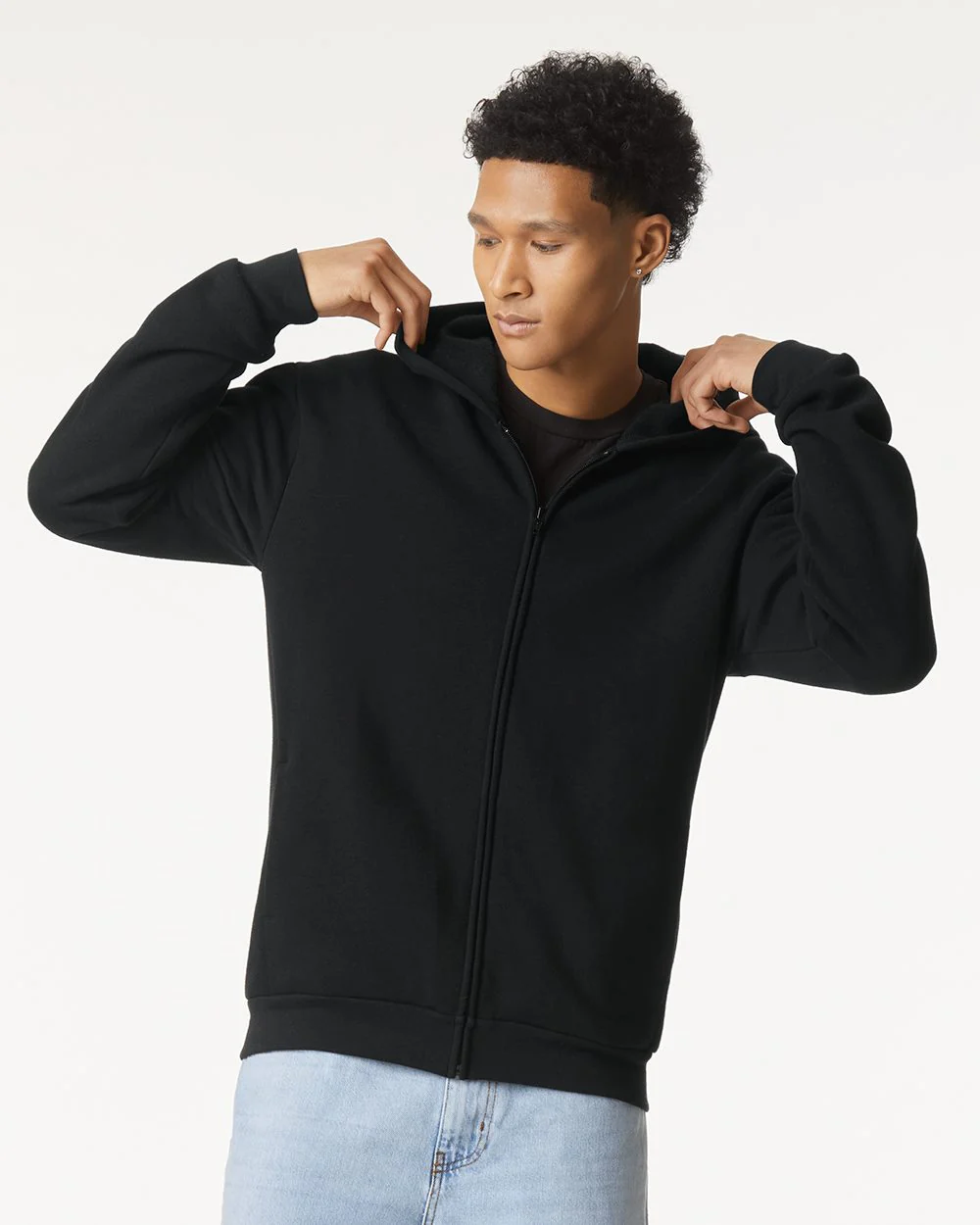 American Apparel-RF497-ReFlex Fleece Full-Zip Hoodie - Image 7