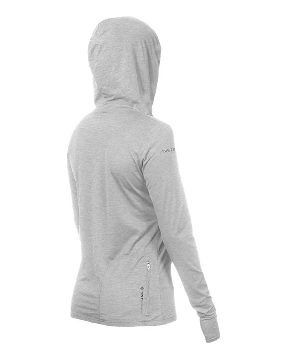 ANETIK-WSBRZH0-Women's Breeze Tech Hooded Long Sleeve T-Shirt - Image 2