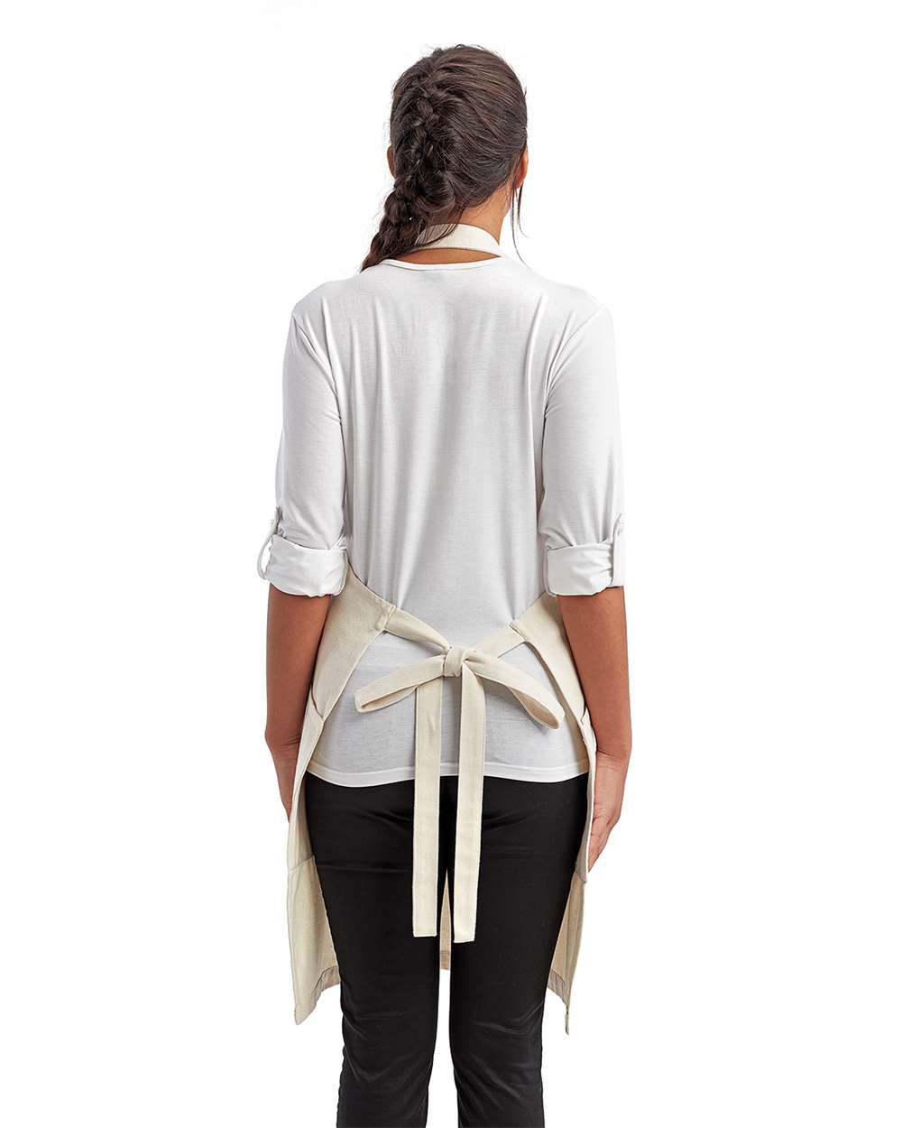Artisan Collection by Reprime-RP122-‘Regenerate’ Recycled Bib Apron - Image 13