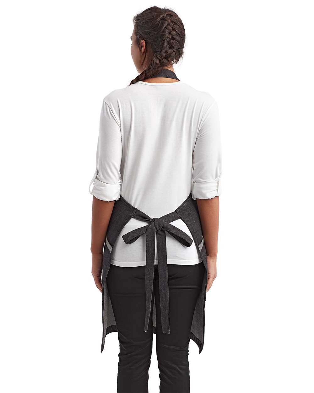 Artisan Collection by Reprime-RP122-‘Regenerate’ Recycled Bib Apron - Image 3