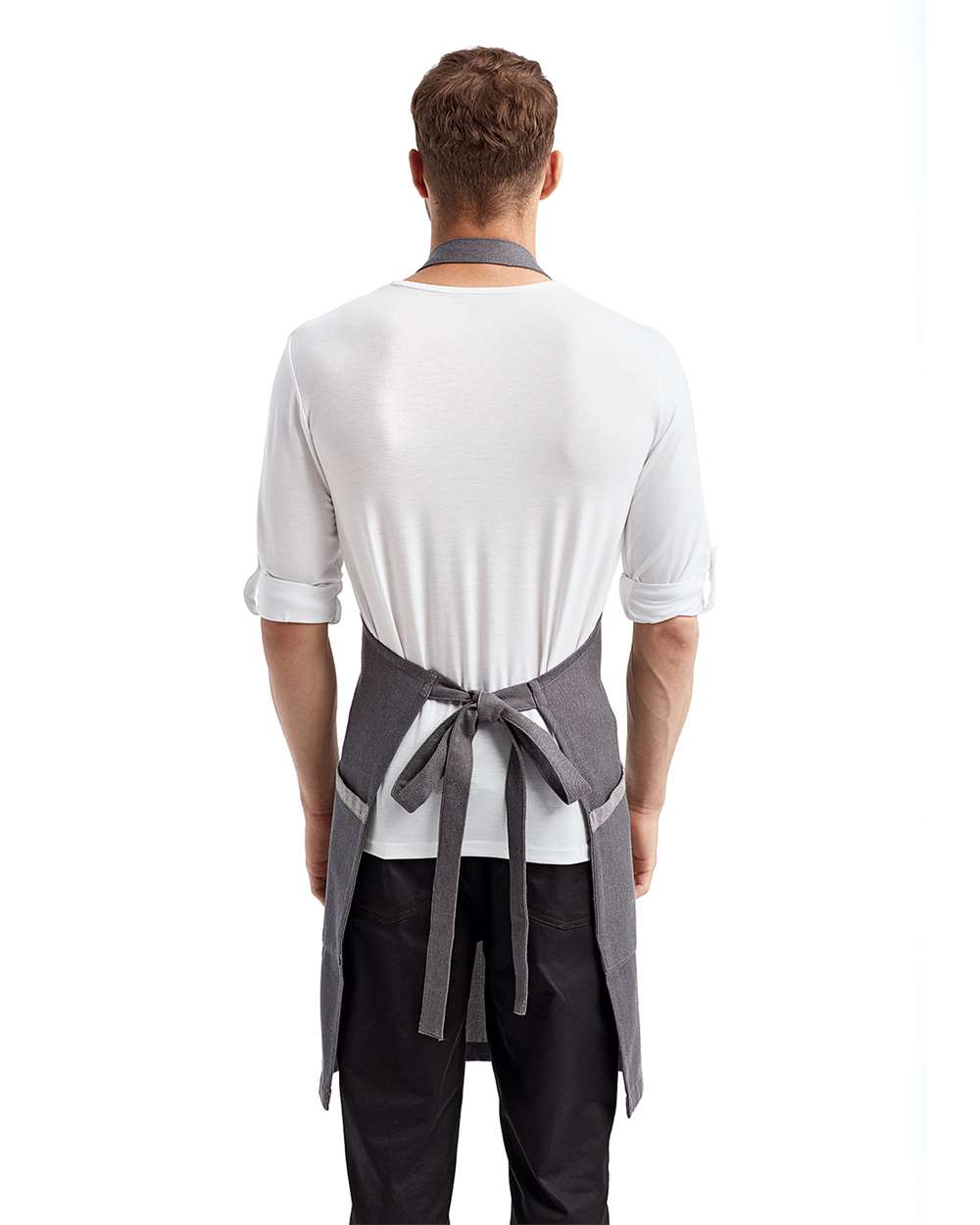 Artisan Collection by Reprime-RP122-‘Regenerate’ Recycled Bib Apron - Image 7