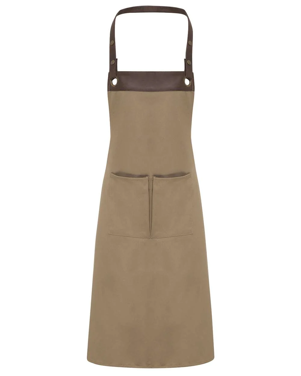 Artisan Collection by Reprime-RP123-Espresso Bib Apron with Pocket - Image 10