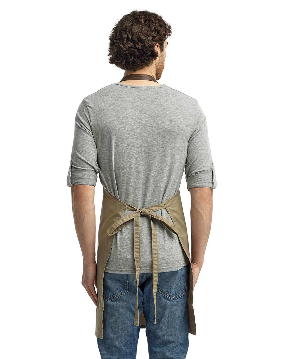 Artisan Collection by Reprime-RP123-Espresso Bib Apron with Pocket - Image 13