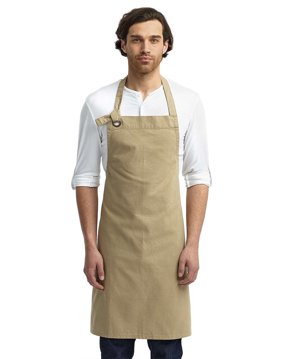 Artisan Collection by Reprime-RP130-Calibre Heavy Canvas Bib Apron - Image 11
