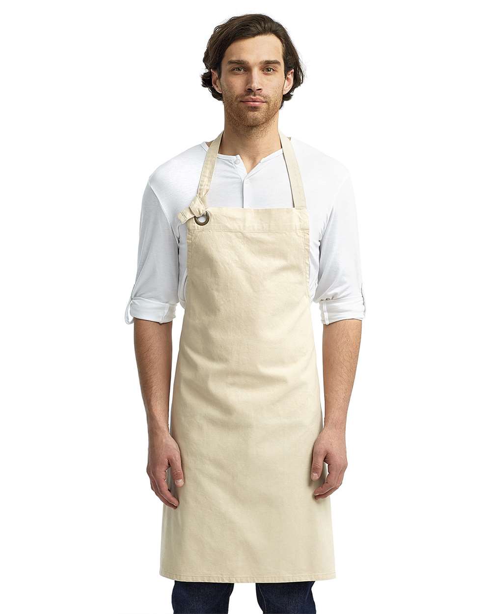 Artisan Collection by Reprime-RP130-Calibre Heavy Canvas Bib Apron - Image 15