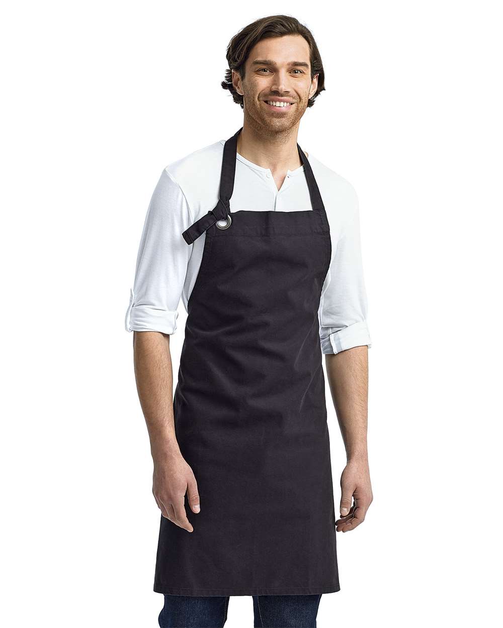 Artisan Collection by Reprime-RP130-Calibre Heavy Canvas Bib Apron - Image 2