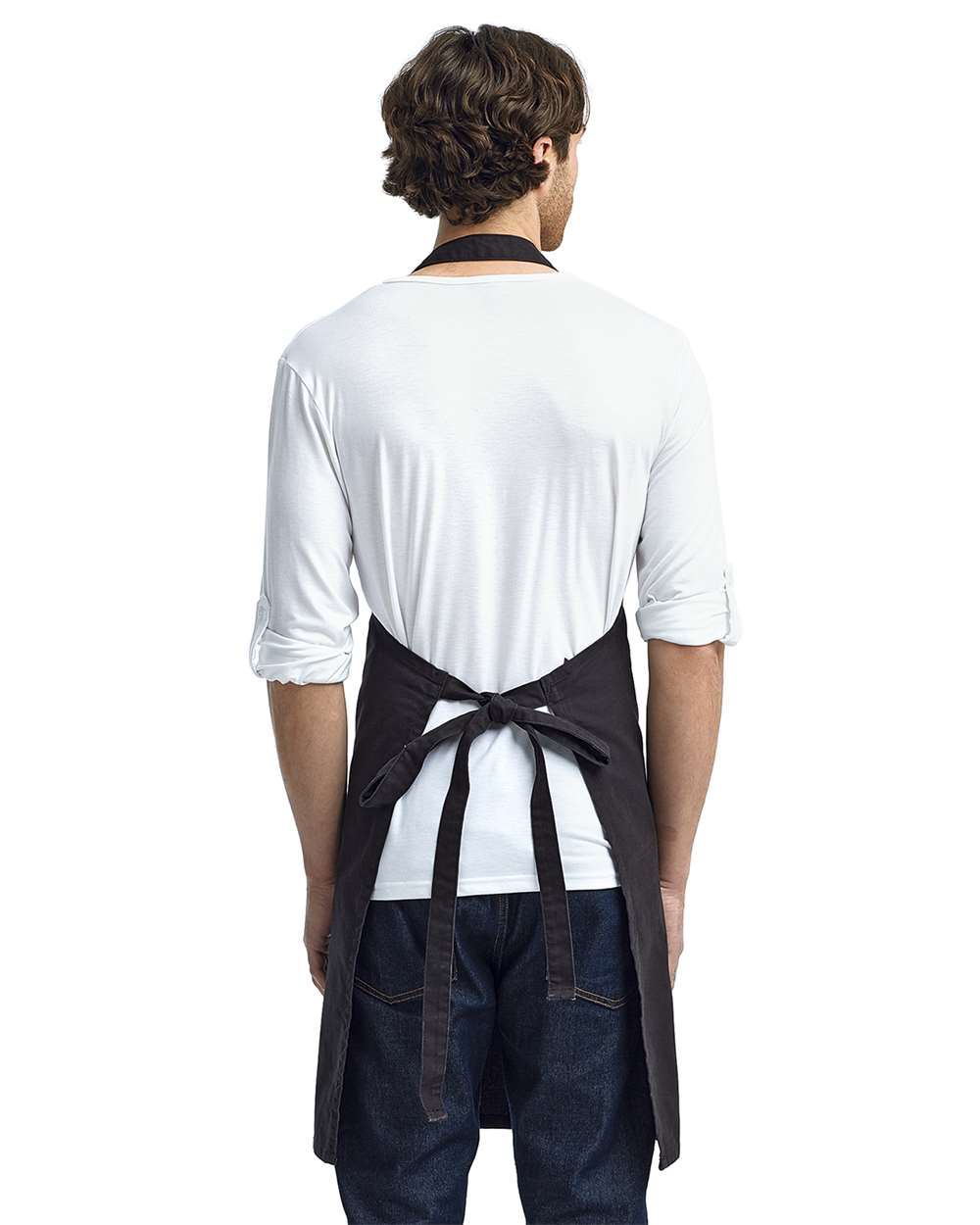 Artisan Collection by Reprime-RP130-Calibre Heavy Canvas Bib Apron - Image 4