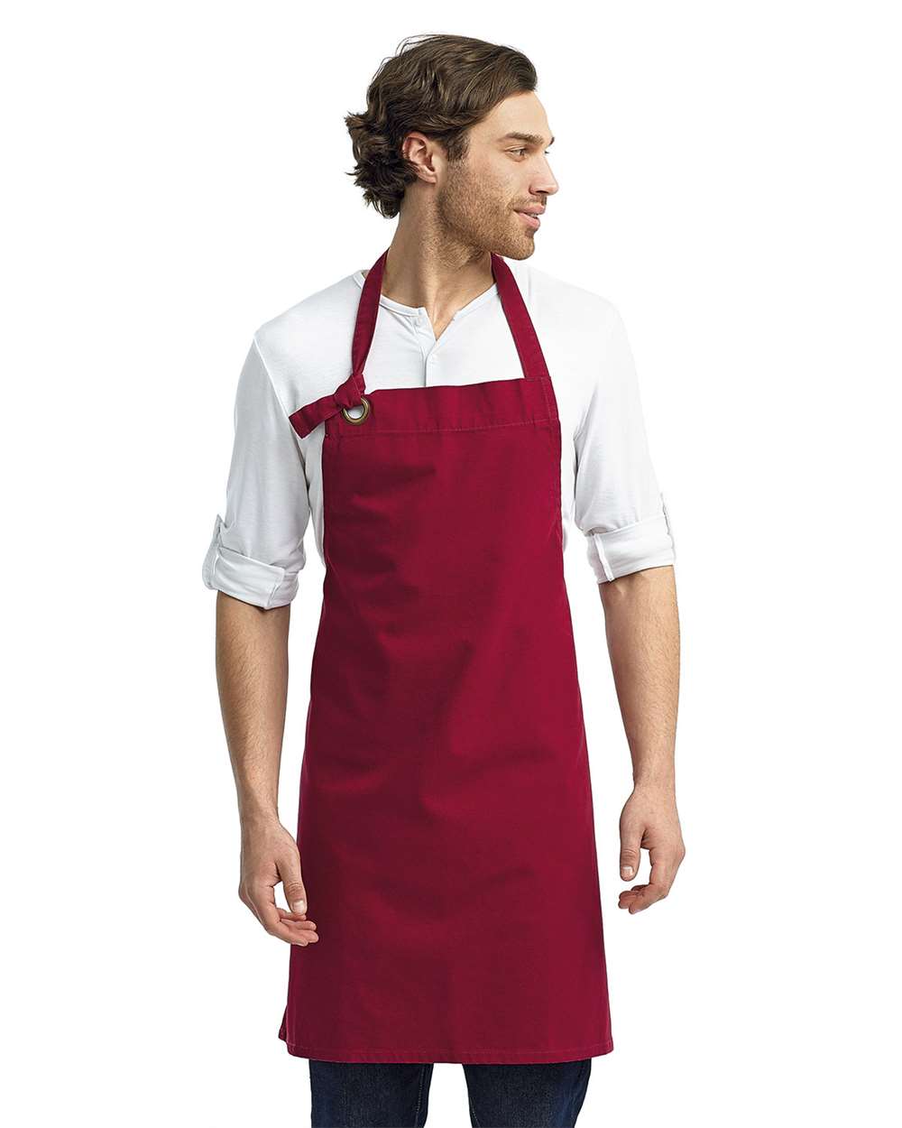 Artisan Collection by Reprime-RP130-Calibre Heavy Canvas Bib Apron - Image 7