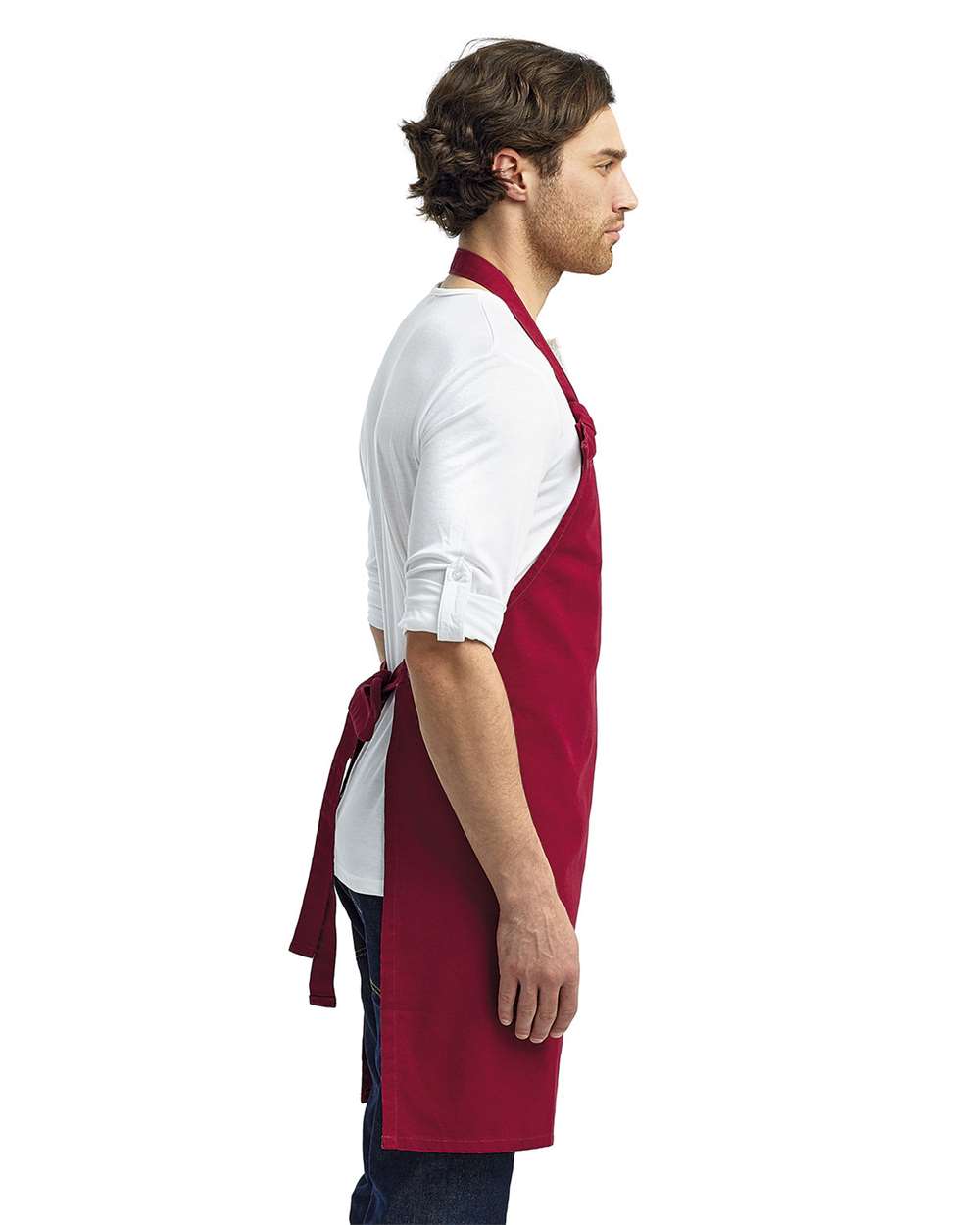 Artisan Collection by Reprime-RP130-Calibre Heavy Canvas Bib Apron - Image 8