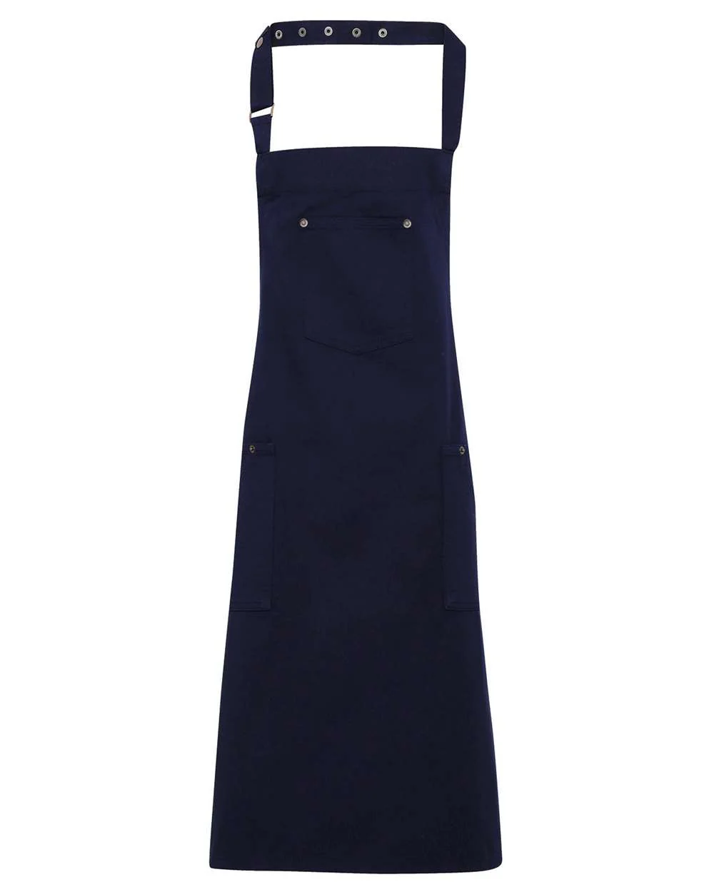 Artisan Collection by Reprime-RP132-Cotton Chino Bib Apron with Pocket - Image 10