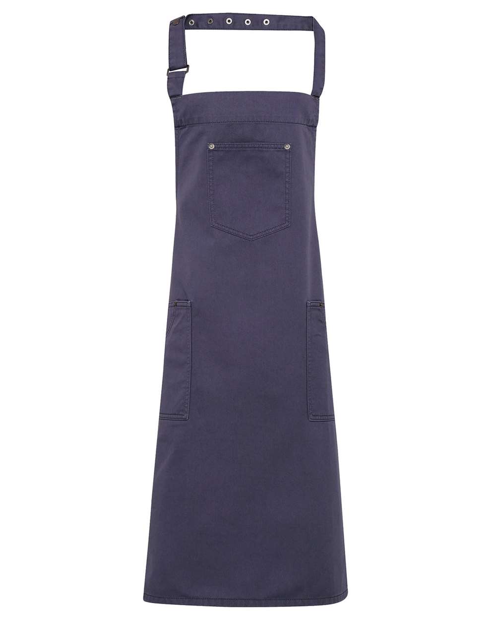 Artisan Collection by Reprime-RP132-Cotton Chino Bib Apron with Pocket - Image 14