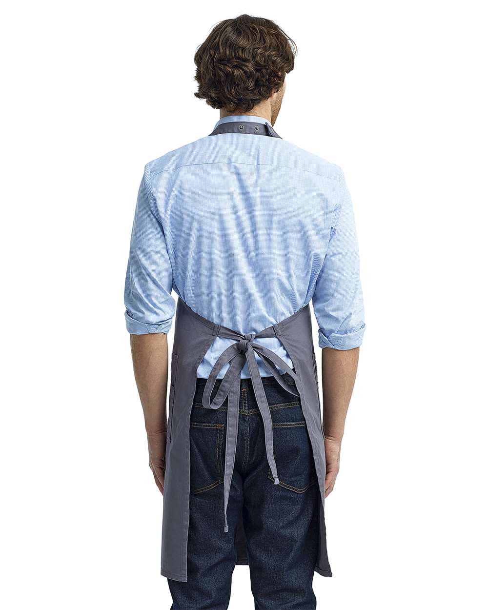 Artisan Collection by Reprime-RP132-Cotton Chino Bib Apron with Pocket - Image 17