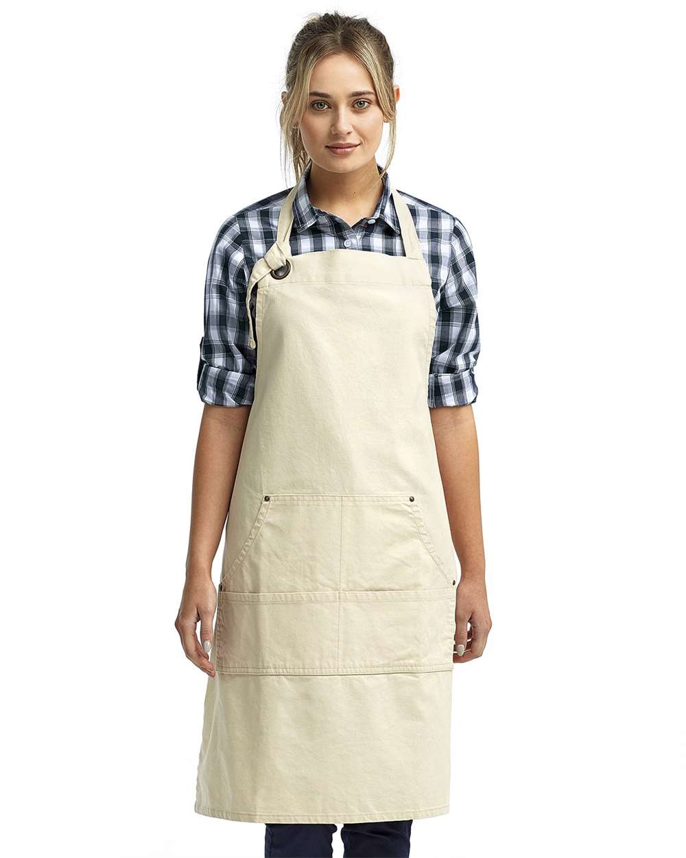 Artisan Collection by Reprime-RP137-Calibre Heavy Canvas Apron with Pocket - Image 19