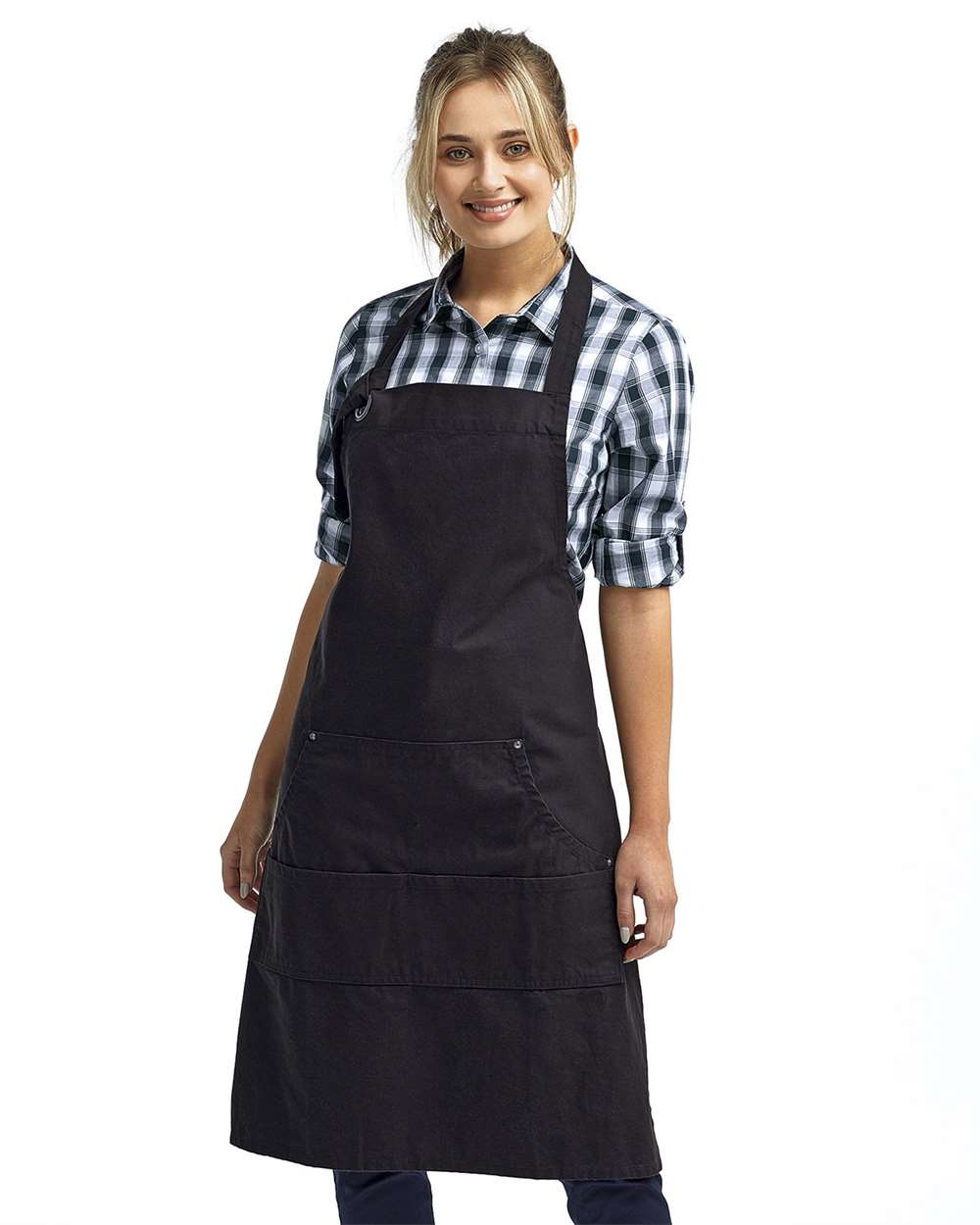 Artisan Collection by Reprime-RP137-Calibre Heavy Canvas Apron with Pocket - Image 2