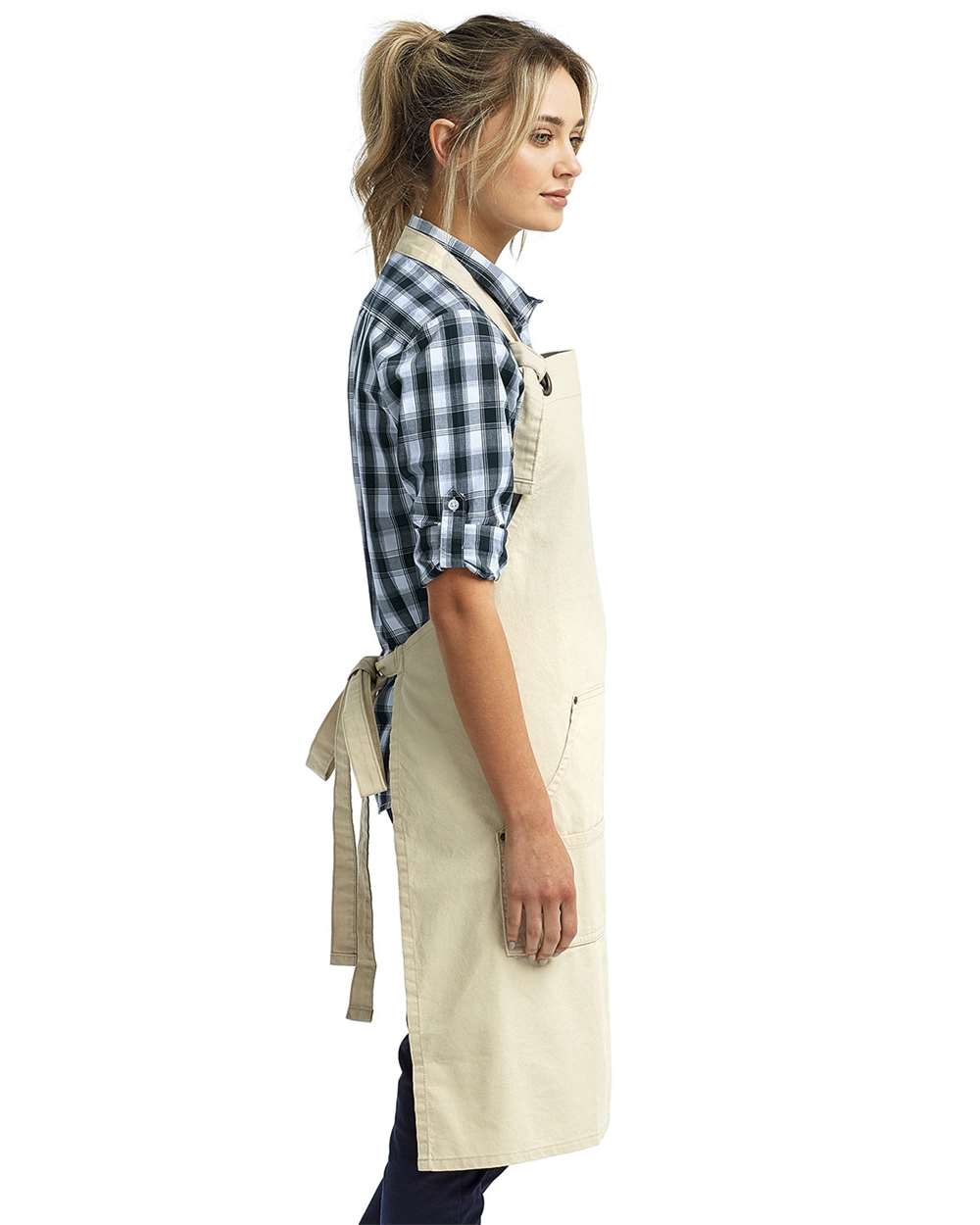 Artisan Collection by Reprime-RP137-Calibre Heavy Canvas Apron with Pocket - Image 20