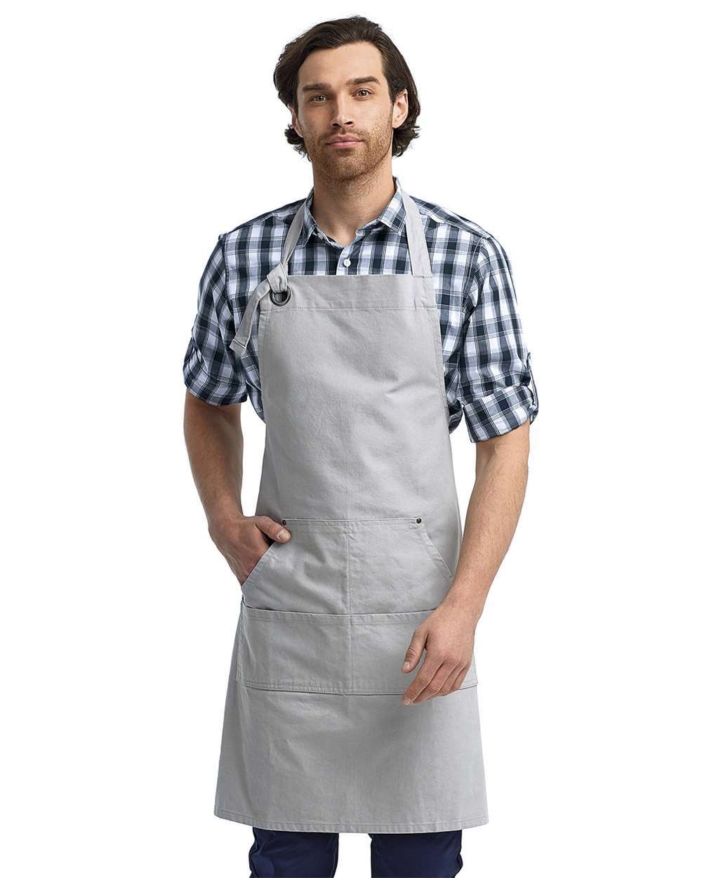 Artisan Collection by Reprime-RP137-Calibre Heavy Canvas Apron with Pocket - Image 31