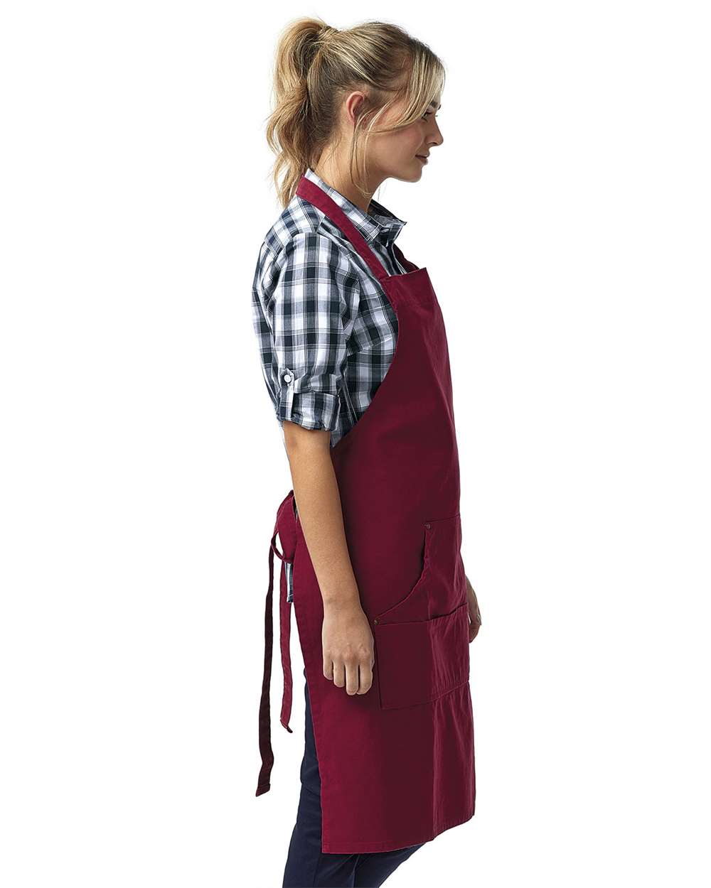 Artisan Collection by Reprime-RP137-Calibre Heavy Canvas Apron with Pocket - Image 8