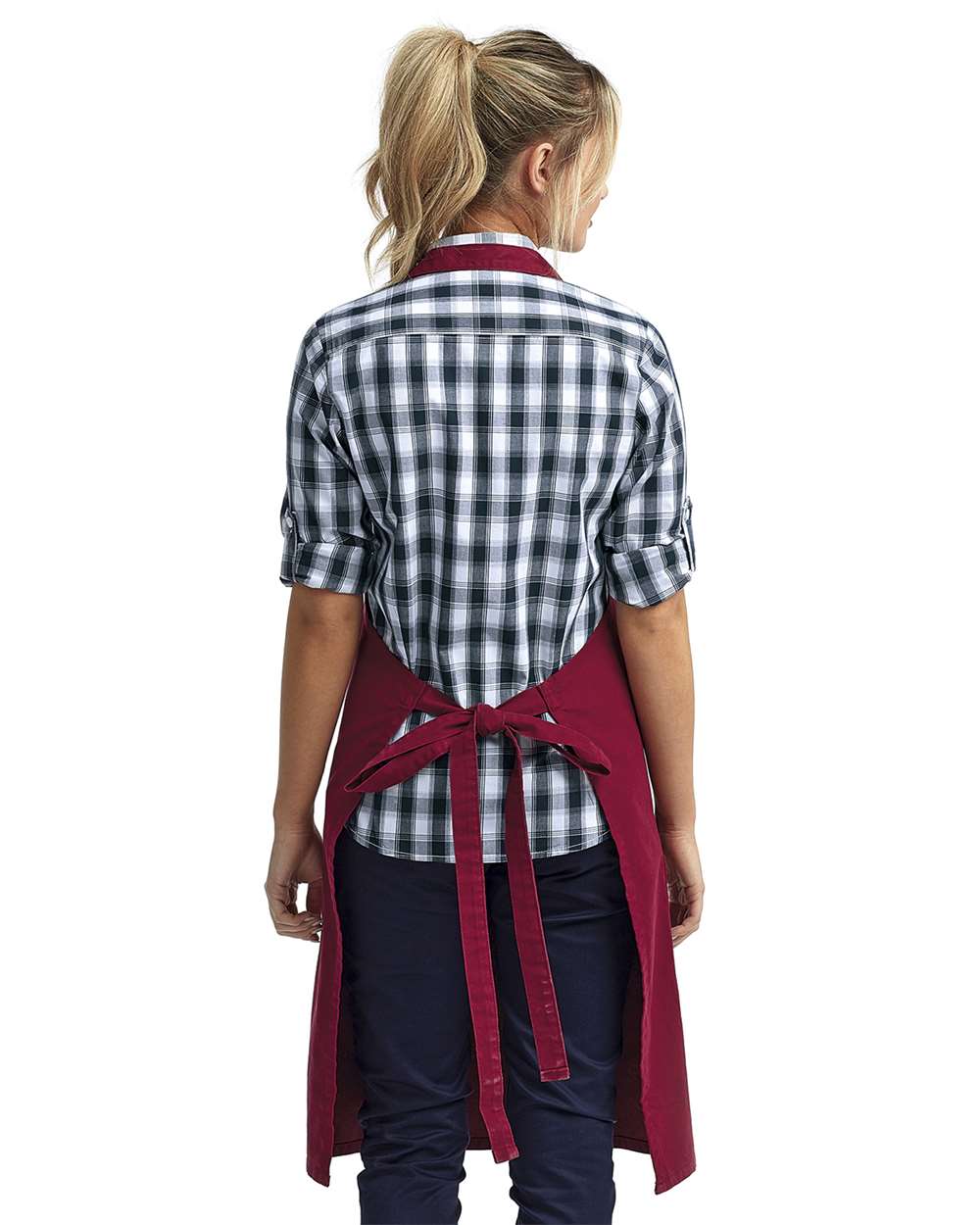 Artisan Collection by Reprime-RP137-Calibre Heavy Canvas Apron with Pocket - Image 9