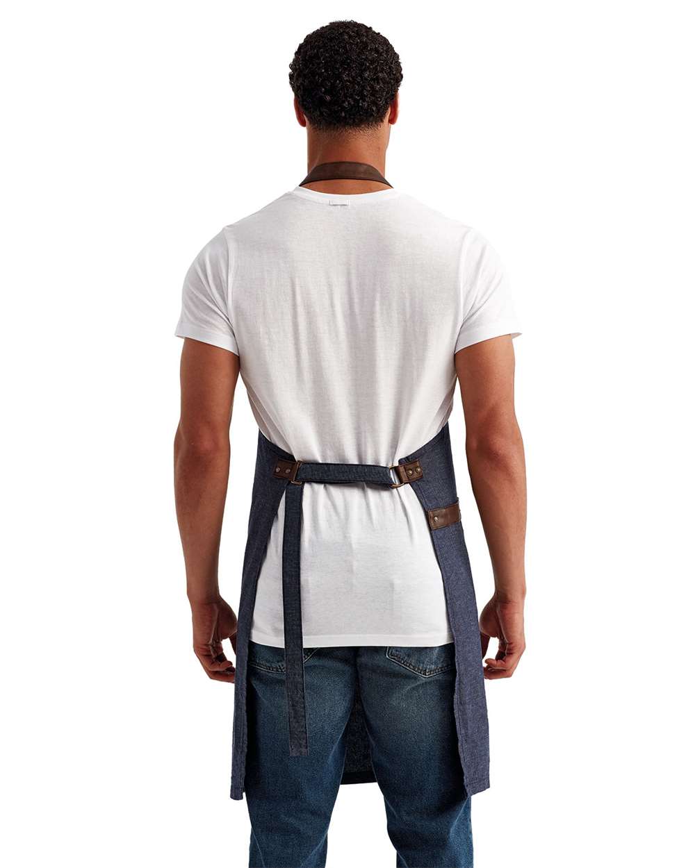 Artisan Collection by Reprime-RP144-Annex Oxford Apron with Pocket - Image 10