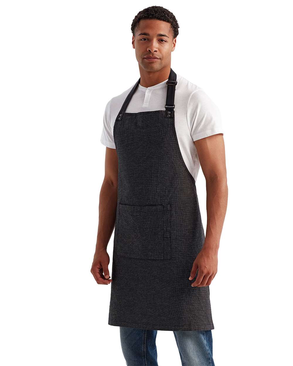 Artisan Collection by Reprime-RP144-Annex Oxford Apron with Pocket - Image 2