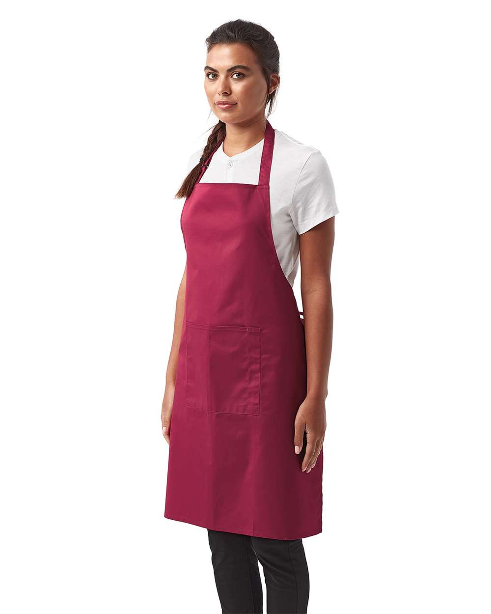 Artisan Collection by Reprime-RP154-Recycled Bib Apron with Pocket - Image 13