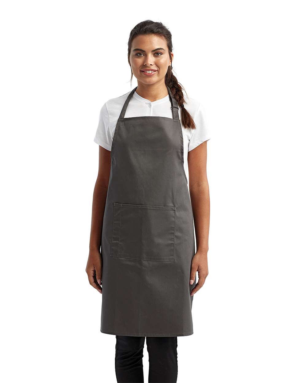 Artisan Collection by Reprime-RP154-Recycled Bib Apron with Pocket - Image 15