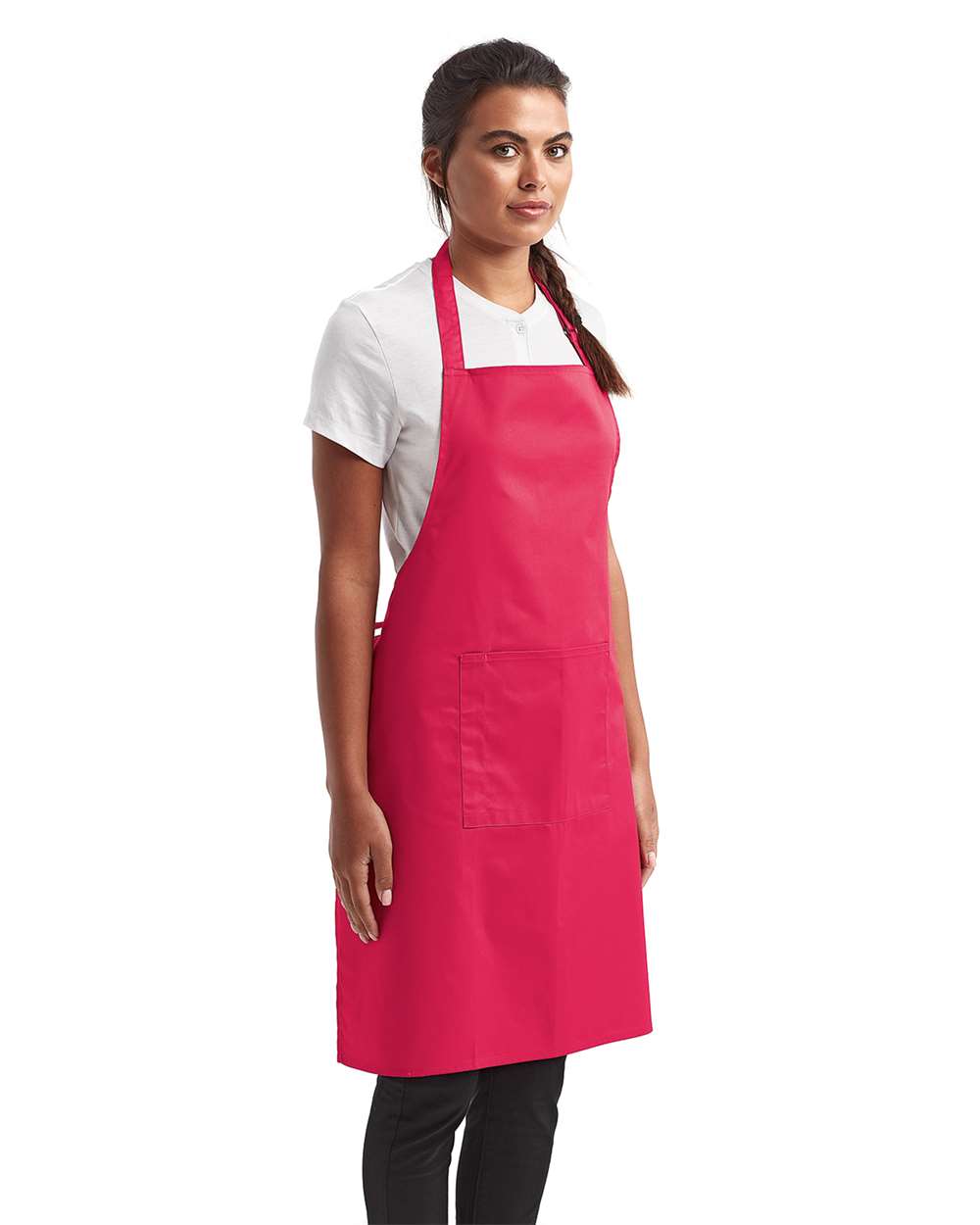 Artisan Collection by Reprime-RP154-Recycled Bib Apron with Pocket - Image 27