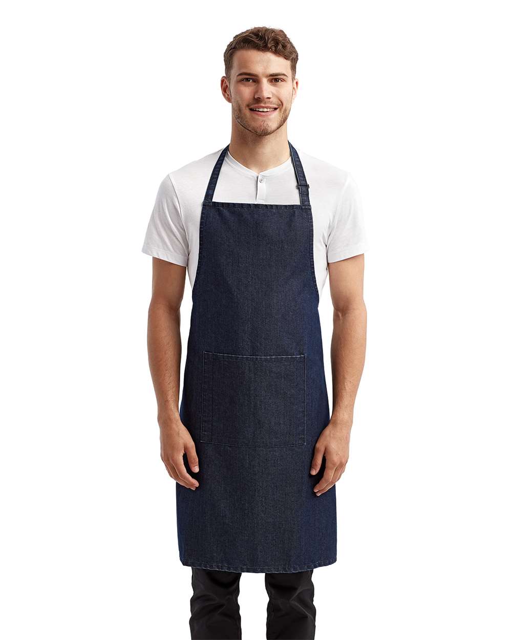 Artisan Collection by Reprime-RP154-Recycled Bib Apron with Pocket - Image 29